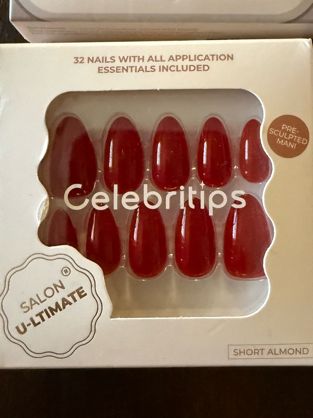 Celebritips Press-On Nails 3 Sets Short Almond - Picture 2 of 4
